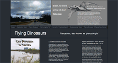 Desktop Screenshot of flying-dinosaurs.com